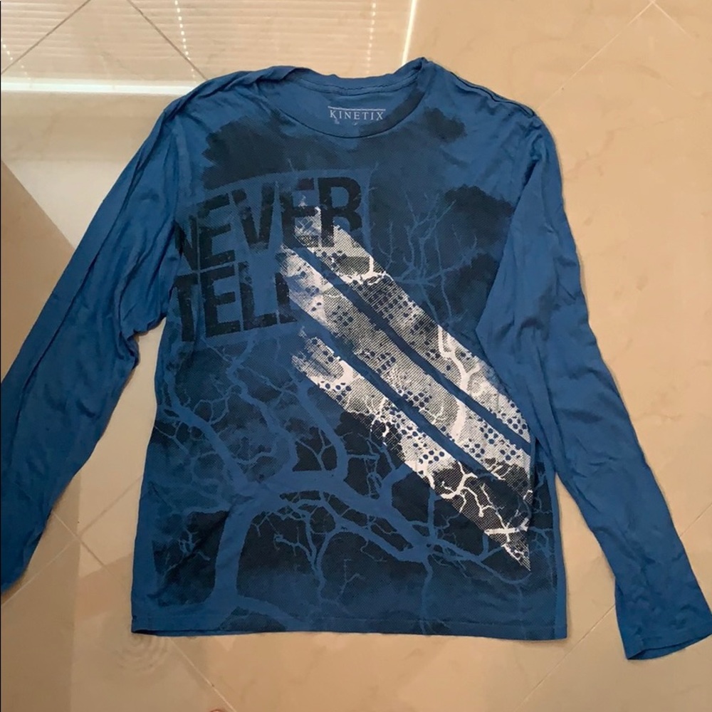 Kinetic men’s LG long sleeve graphic  T-shirt